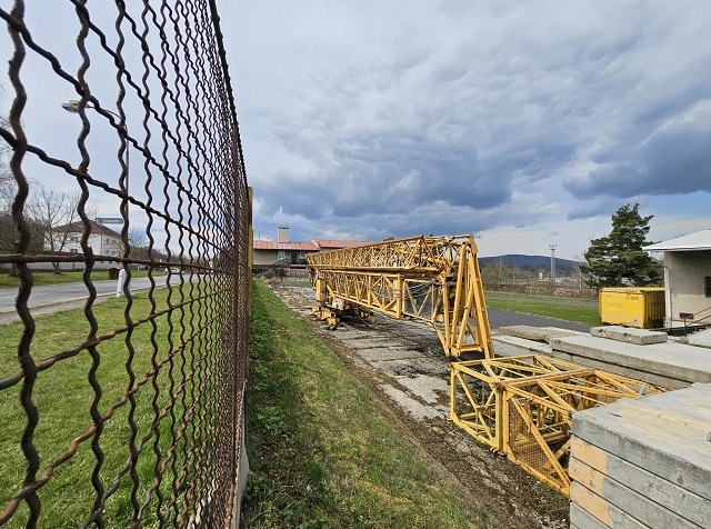 Jeřáb je připravený na další projekt